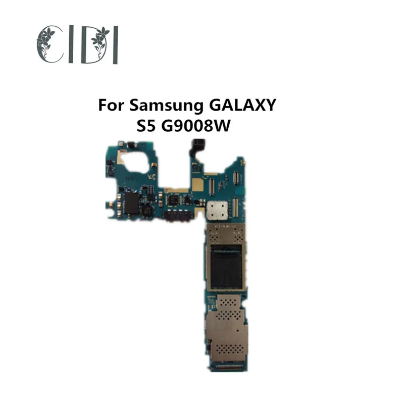 CIDI полностью Рабочая оригинальная плата для Samsung GALAXY S5 G9008W материнская Logic Mother Board