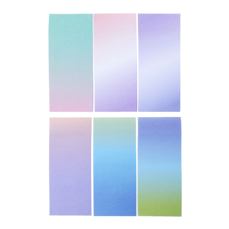 

Rainbow Memo Pad Paper Sticky Notes Notepad Stationery Note Stickers Bookmark