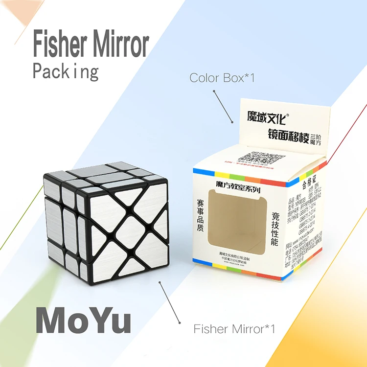 Новое поступление Moyu MoFangJiaoShi Fisher зеркальный куб головоломка волшебный