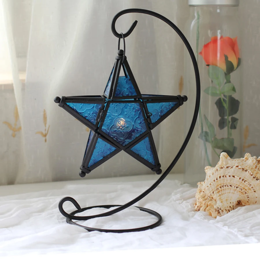 

Candy Bar Wedding Home Accents Moroccan Decor Candlesticks Home Decorative Candles Portavelas Colgantes Candelabros Faro 5Z69