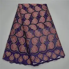 Швейцарское кружево африканская кружевная вуаль ткань в швейцарская вуаль кружевной материал швейцарская ткань для одежды-30