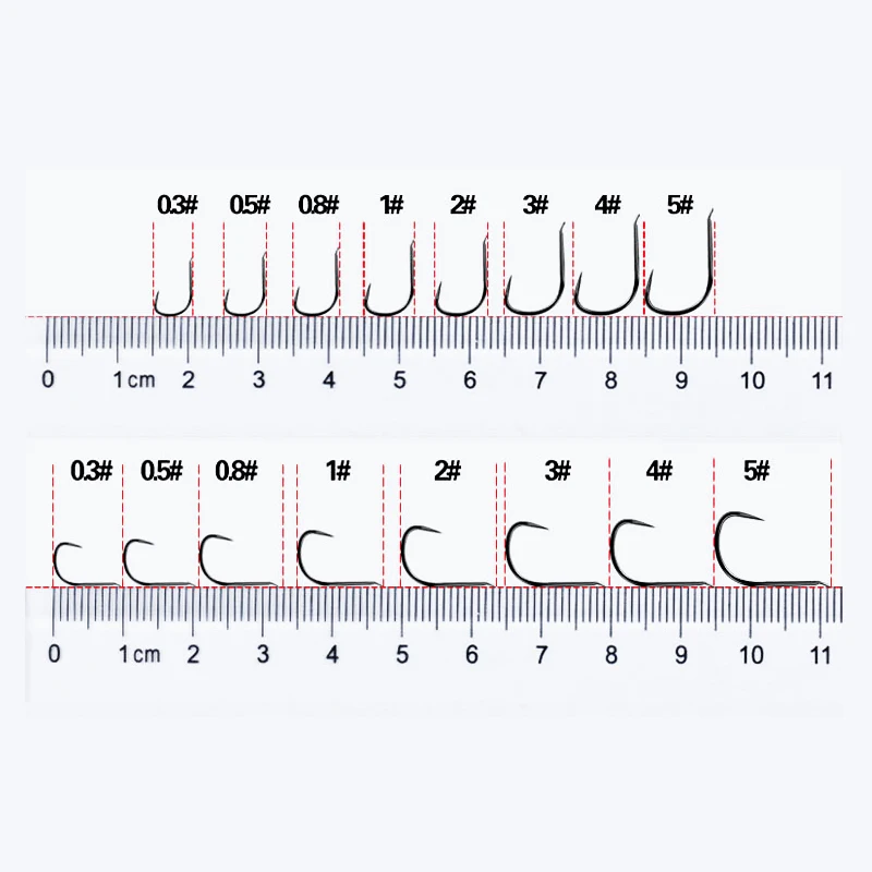 GUGUFISH, 30 шт., Высокоуглеродистая сталь, рыболовный крючок для ловли карпа, соленая вода, пресноводные рыболовные Крючки#1-#5, не-колючие рыболовные крючки