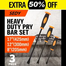 SEDY 3 шт. монтир инструмент лом Heavy Duty лом Strike Кепки гвоздодер долото Инструменты для ремонта автомобилей удаления ручной инструмент