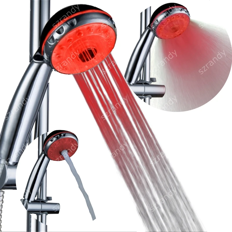 

Single red color New products! No battery discount low price shower head LD8008-A21