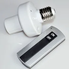 MUQGEW Беспроводной дистанционного Управление E27 220 V Беспроводной дистанционного Управление держатель для лампы осветительного прибора розетка с переключателем