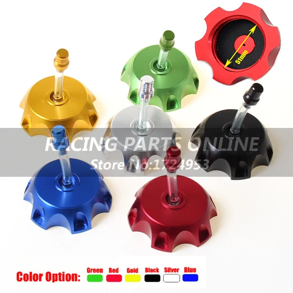 Dirt bike Pit Bike Motorcross Aluminum CNC Alloy Fuel Gas Tank Cap Fit