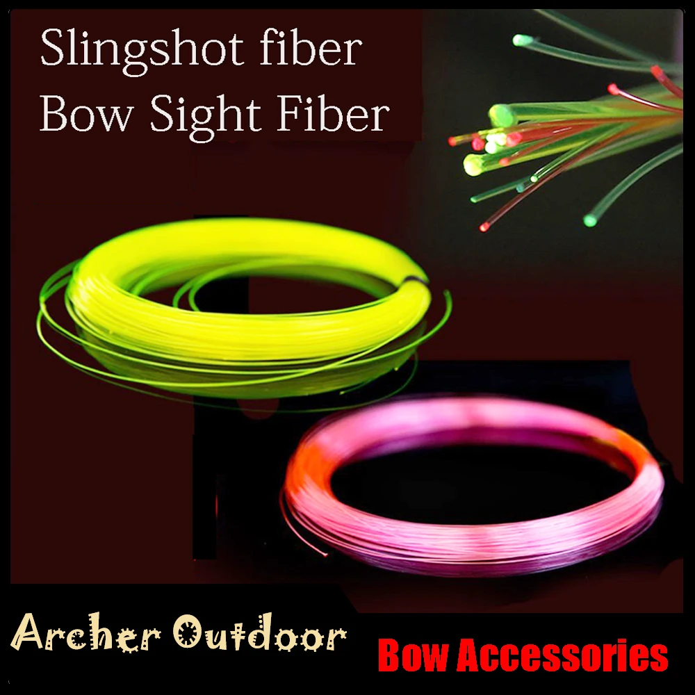 Fiber Optic Bow Sight Replacement Pins Slingshot Fiber Archery