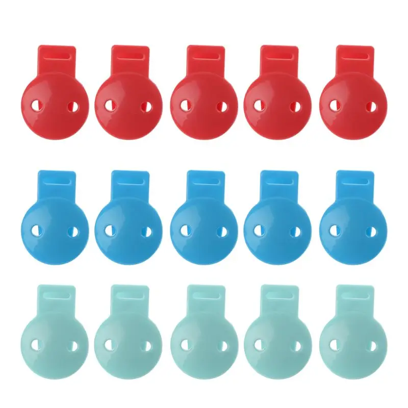 

5pcs Baby Accessories Round Head Pacifier Clips Infant Soother Clip DIY Beads Baby Plastic Pacifier Clips Teether
