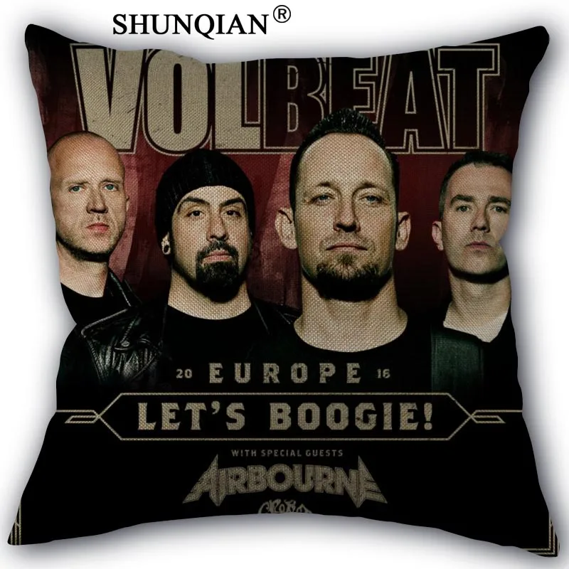 

New Arrival Volbeat Custom cotton Pillowcases zipper Custom Pillow Case More Size Custom your image gift