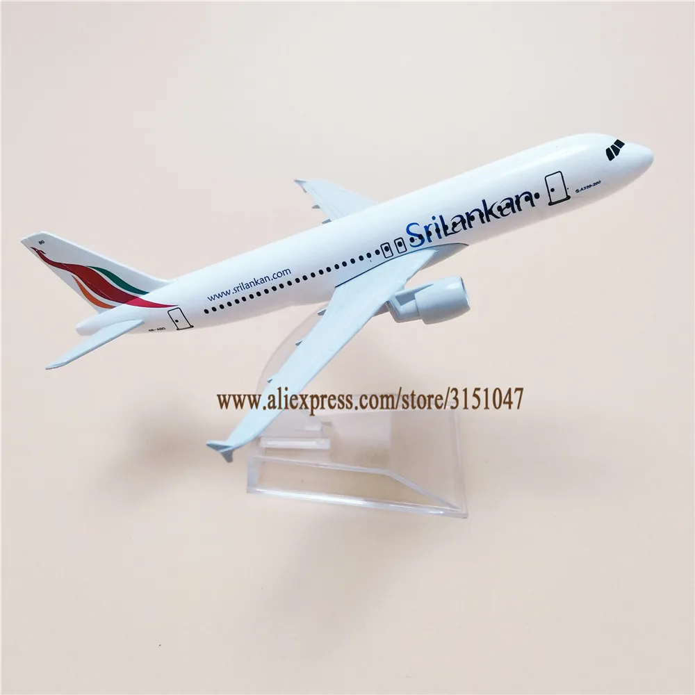 Сплав металла Sri Lanka Air Srilankan Airbus A320-200 320 Воздушный самолет модель самолета подарки для детей 16 см