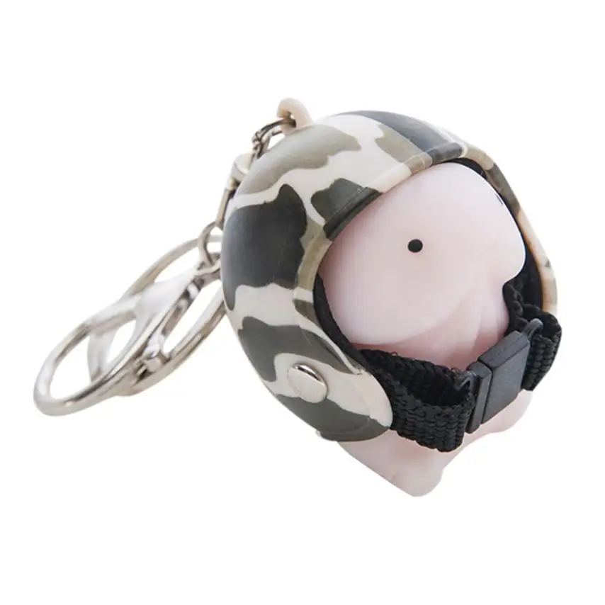 

GEMIXI High Quality Soft Mochi Dingding Squishy Toy Helmet Cute Keychain Squeeze Stress Reliever Prank Toy Jul30