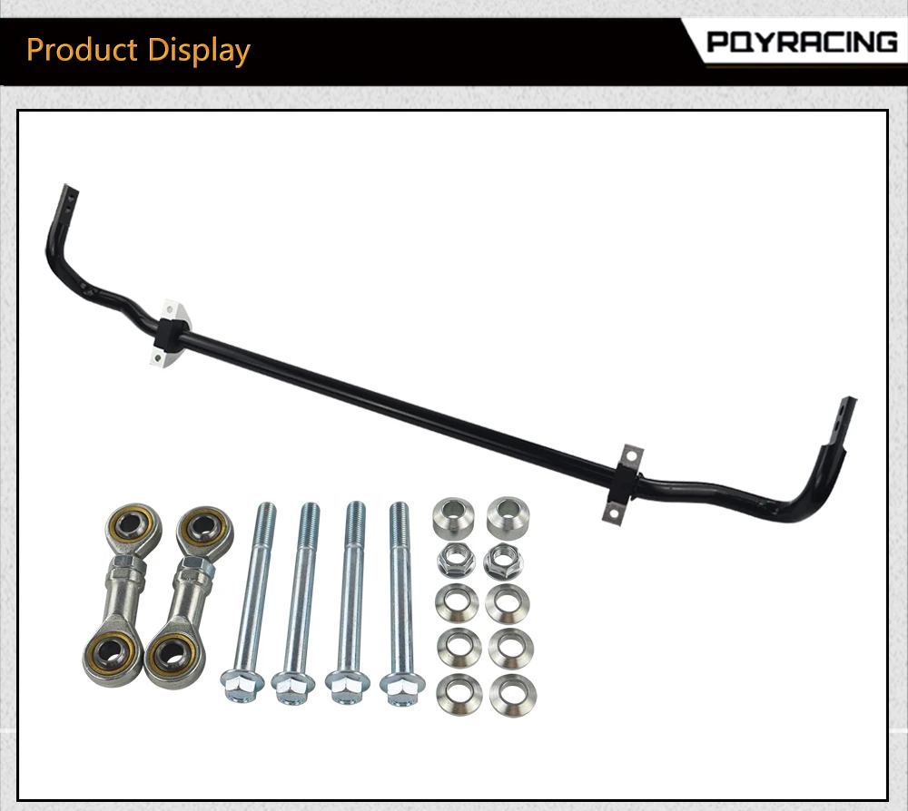 PQY-24 мм Поворотная планка 92-00 EG EK для HONDA CIVIC 94-01 ACURA INTEGRA DC2+ комплект наконечников PQY1013