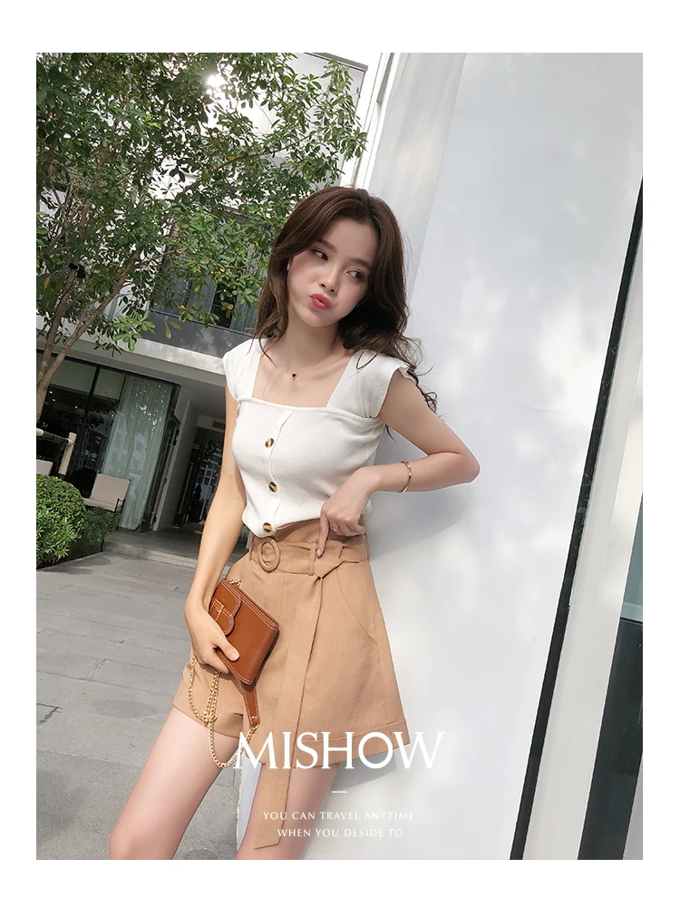 Mishow Модная блузка на бретелях MX18B5313