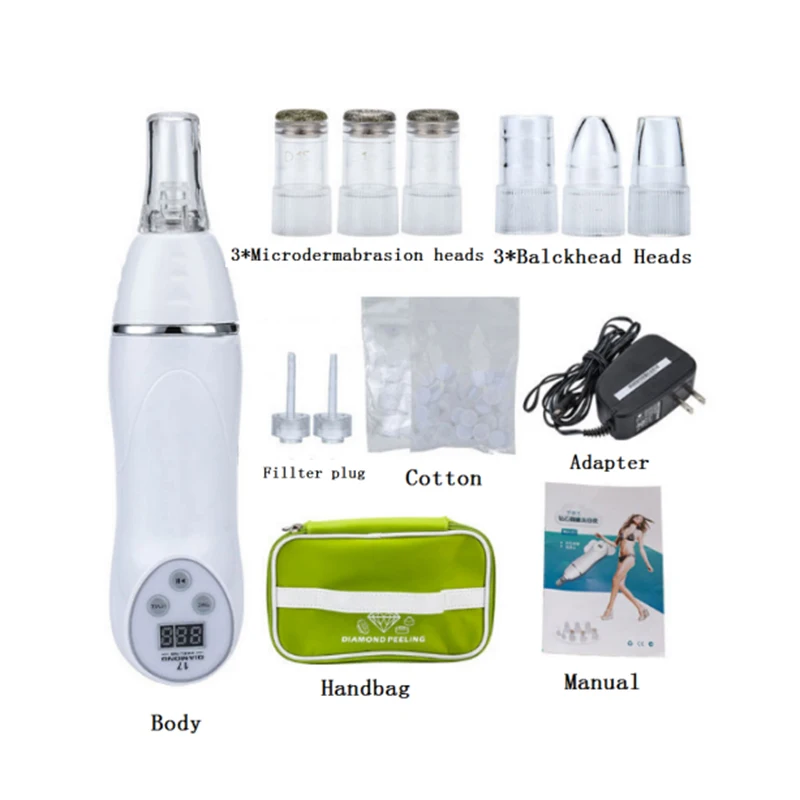 Removedor de Vácuo-pore Vácuo de Sucção Ferramenta para as Mulheres Cravo Cleaner Elétrica Facial Comedo Acne Extractor & Homens Dropshipping 14 Utensílios de cuidado facial