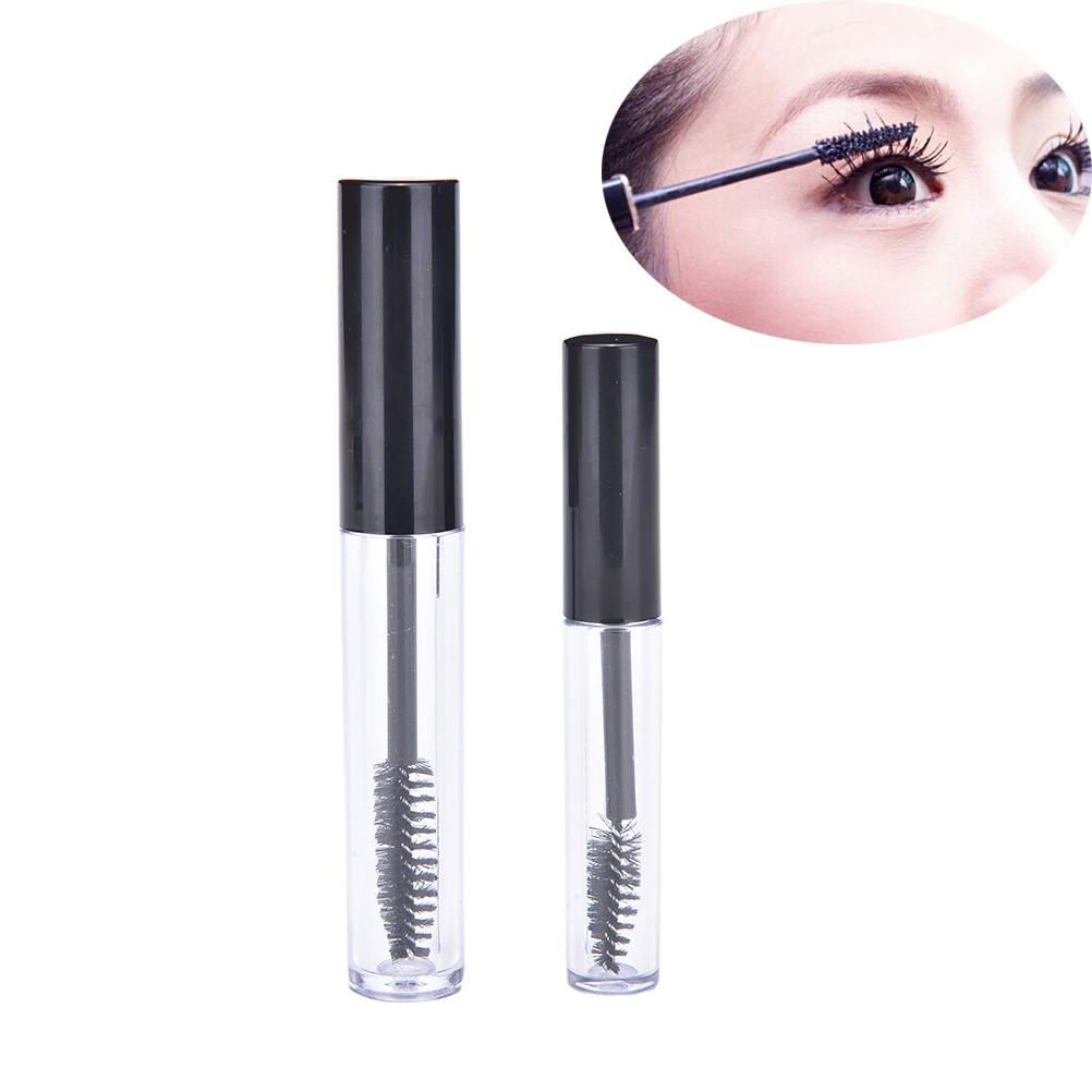 

1PCS 1.5ML/3.5ML Empty Mascara Tube Eyelash Cream Vial Liquid Bottle Container Storage with Black Cap Useful Makeup Mini Sample