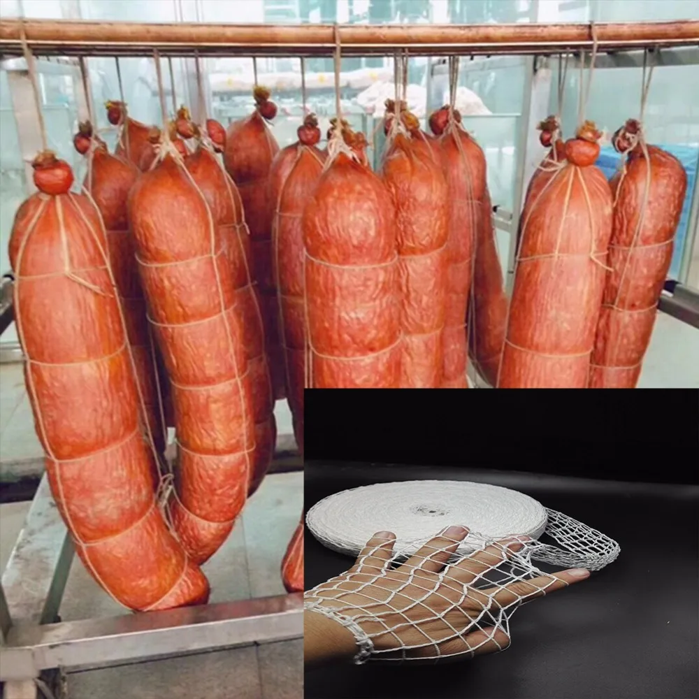 

10Meter Net The Latest Cotton Ham Sausage Net Butcher's String Sausage Roll Net Hot Dog Net Sausage Packaging Tools Kitchen Tool