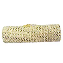 LaiSC Luxury evening bags crystal pearl Clutch party bags women pochette wedding bag soiree purse Crystal Bead bag SC095