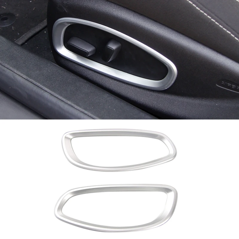 

Interior Accessories Seat Position Adjuting Cover Decor Trim ABS 2pcs For Chevy Chevrolet Camaro 2016 2017
