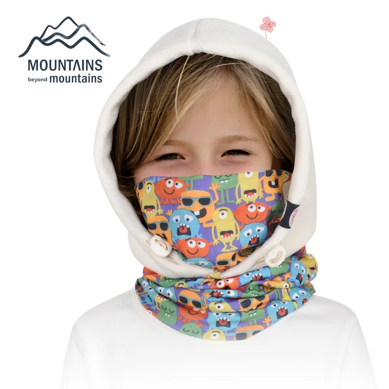 

Kid's Fleece Balaclava Face Mask Neck Hood Hat Cap Cosplay Child Winter Warmers Cold-proof Hurricane Lamp