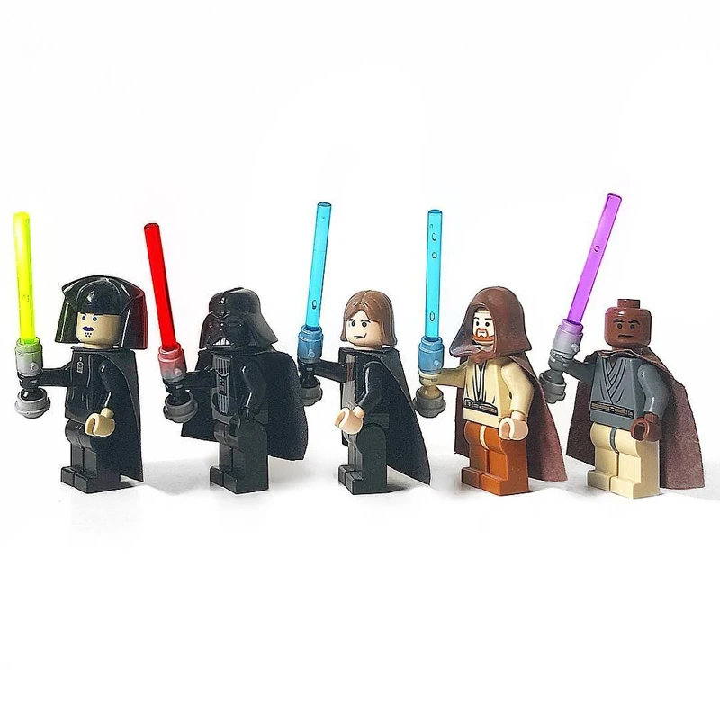 

Hot Star Wars Jar Binks K3PO Action DIY Lando Han Grand Figures Building Blocks Compatible With Legoing Starwars toys