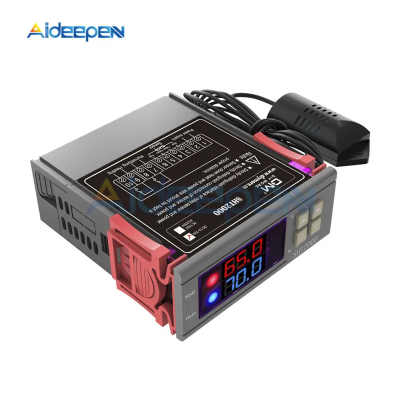 AC 110-220V DC 12 V-72 V STC-100 STC-1000 SHT2000 STC-3000 Цифровой термостат регулятор температуры термометр датчик гигрометр