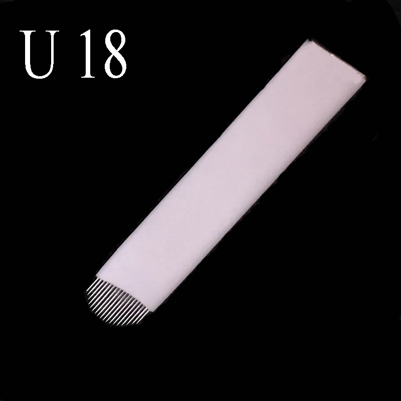 50 шт. 0,20 мм микроблейдинг иглы 12U/14 U/16U/18u/21u форма для микроблейдинга вышивка ручка Pernement макияж машина