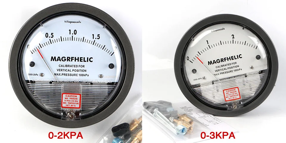 TE2000 Micro Differential Pressure Gauge High Precision Air Differentialvacuum Manometer Micro Measuring Range 0-60PA~0-30KPA