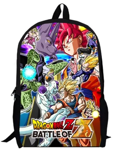 

13inch dragon ball backpack children anime primary School Kids bag 4 dragon ball Z Resurrection 'F' Cartoon boy men bags