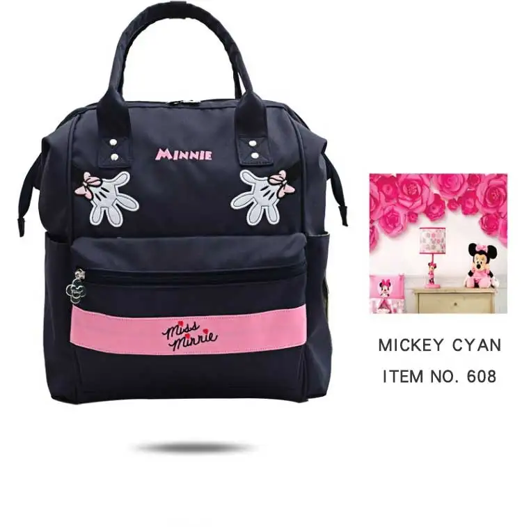 Disney Minnie Mummy сумка для подгузников для беременных брендовая Большая вместительная Детская сумка рюкзак для путешествий дизайнерская сумка для кормления уход за ребенком