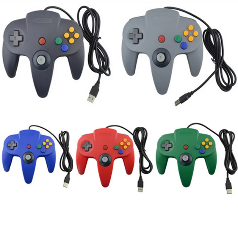 

HAOBA Wired Joystick Controller Gamepad For N64 Controller with USB For PC Mac Controle