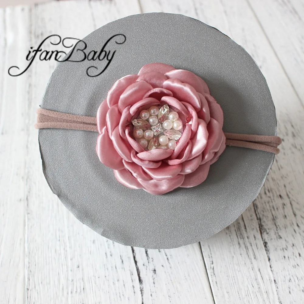 nylon fabric flower headband 16