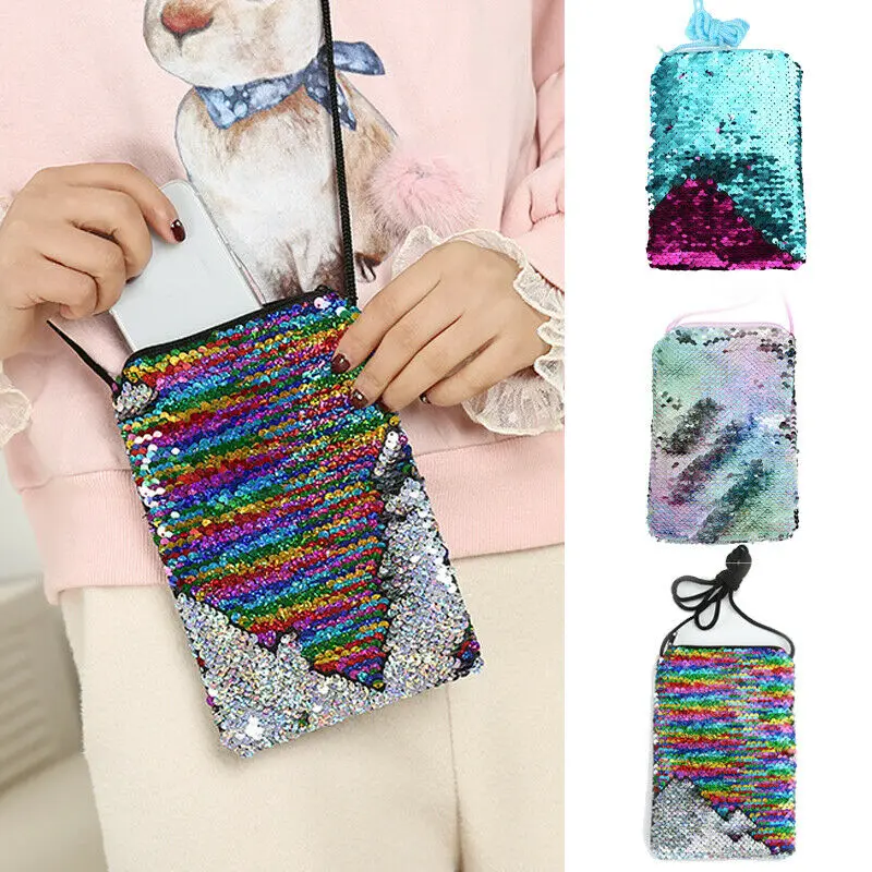 

2019 New Square Coin Purses Fashion Sequins Heart Child Kids Shoulder Coin Bag Baby Girls Handbags
