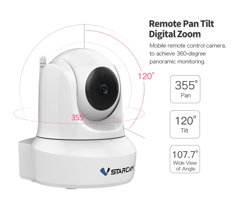 VStarcam 1080P радионяня HD Беспроводная IP камера CCTV WiFi домашняя Камера видеонаблюдения для безопасности iOS/Android двухстороннее аудио c29s