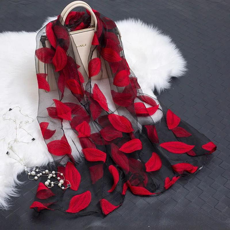 

LISTE&LUKE Womens Summer Breeze Lightweight Sheer Wrap Organza Gauze Scarf