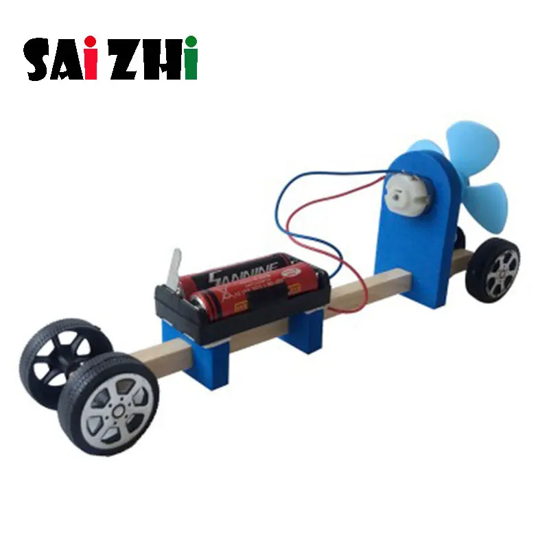 Saizhi Diy воздуха мощности автомобиля развивающихся интеллектуальной ствол игрушка науки Набор для экспериментов дети лабораторный набор