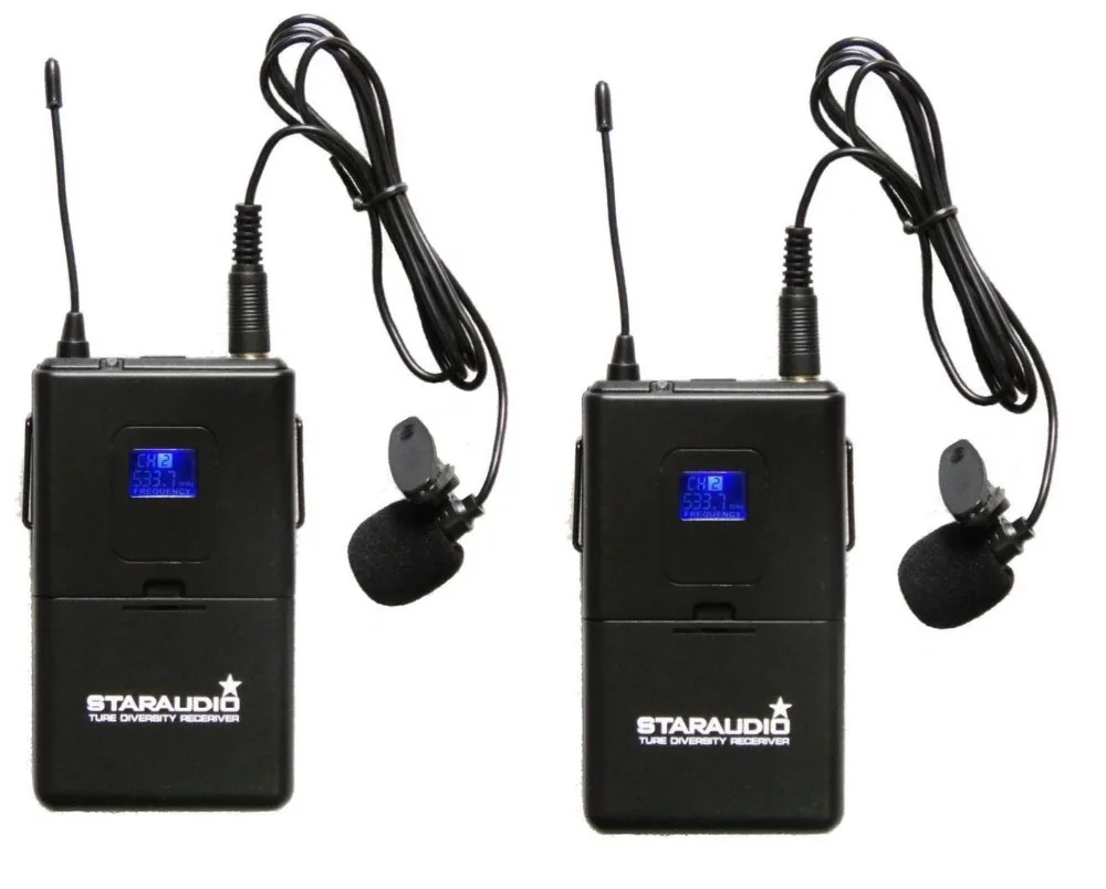 dual channel microphone system 2ch headset mic