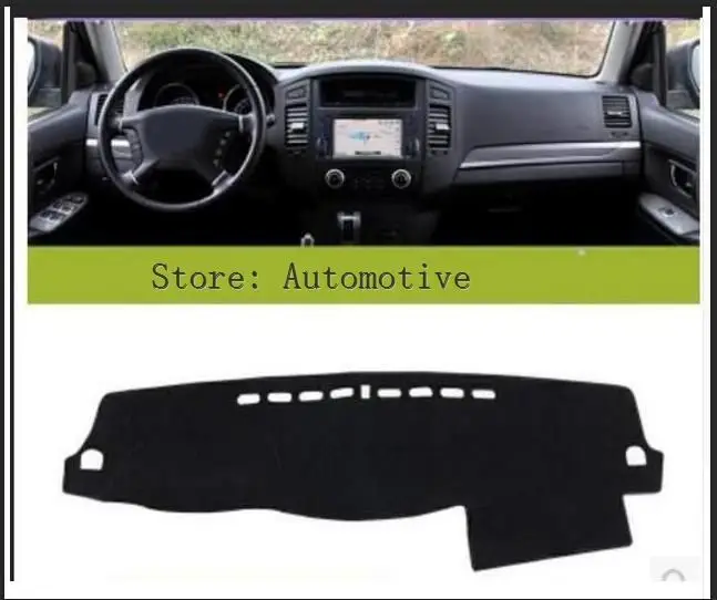 Чехол для приборной панели Mitsubishi Pajero 2008-2012 2013 2014 2016 коврик защита от солнца |