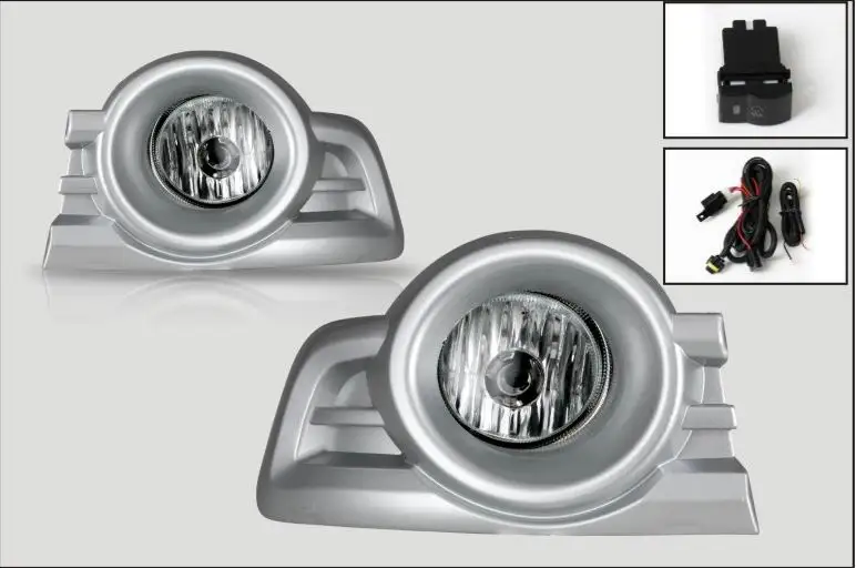 For Ford Ranger 2009 2011 fog light with silver cover Halogen fog lamp