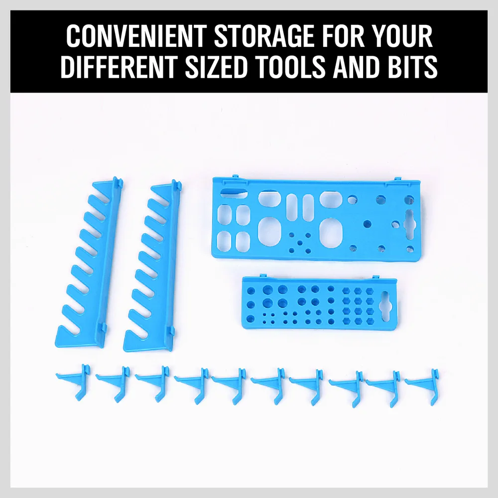 New Wall-Mounted Storage Bin Rack Tool Parts Garage Unit Shelving Organiser box