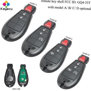 

KEYECU Remote Fobik Key With 3/ 4/ 5 Buttons & 433 MHz & PCF7961A Chip - FOB for Dodge RAM 1500 2500 3500 4500 FCC ID: GQ4-53T