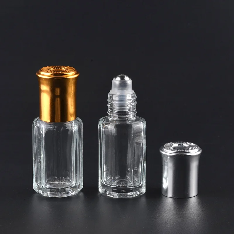 

3ml 6ml Glass Essential Oil Travel Bottles 10ml 12ml Empty Roll On Refillable Perfume Bottle Steel Roller Ball Containers 30pcs