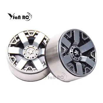 

Yfan RC 1/10 Scale Truck Rims Wheel 1.9 ROCK CRAWLER BEADLOCK CNC Metal Aluminum Free Shipping