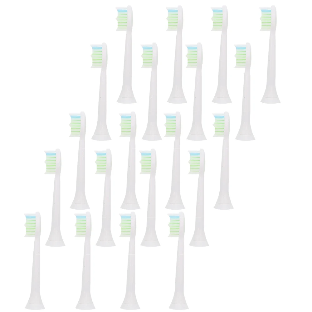 Зубная щётка головки для PHILIPS Sonicare FlexCare Бриллиант Чистой HX6064 HX6930 HX6731 HX9340 HX6950 HX6710 HX9140 HX6500 HX6150 - Цвет: 20PCS