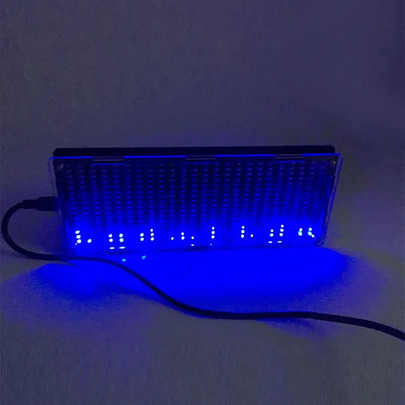 DIY 384 светодиодный цифровой аудио музыкальный анализатор спектра звуковой волны дисплей комплект