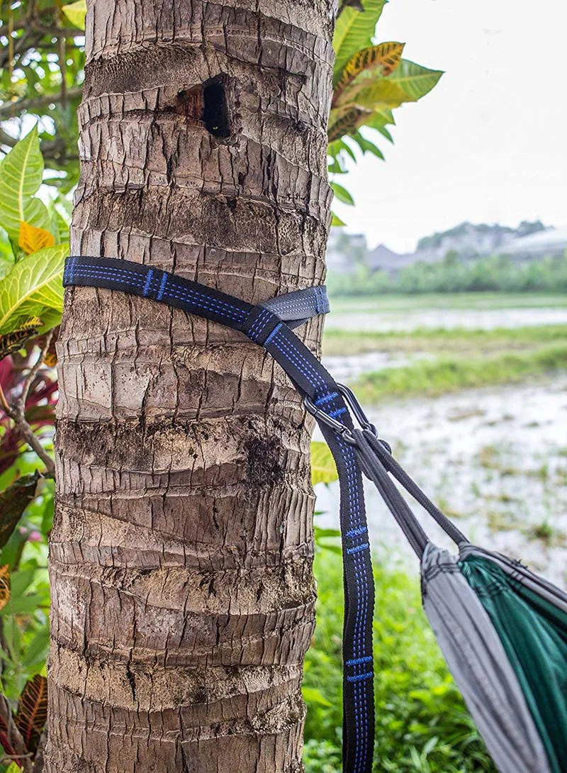 2* Belt Strong Hammock Hanging Tree Rope Outdoor Portable Traveling Straps Safe 