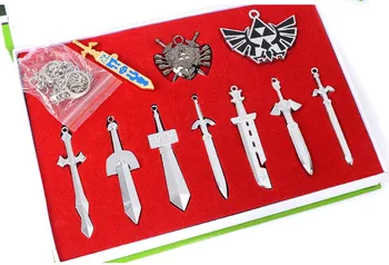 

Zelda Action Figures Link Sword Weapon Zinc Alloys Keychain Pendan Game Model Toy Zelda Key Chain