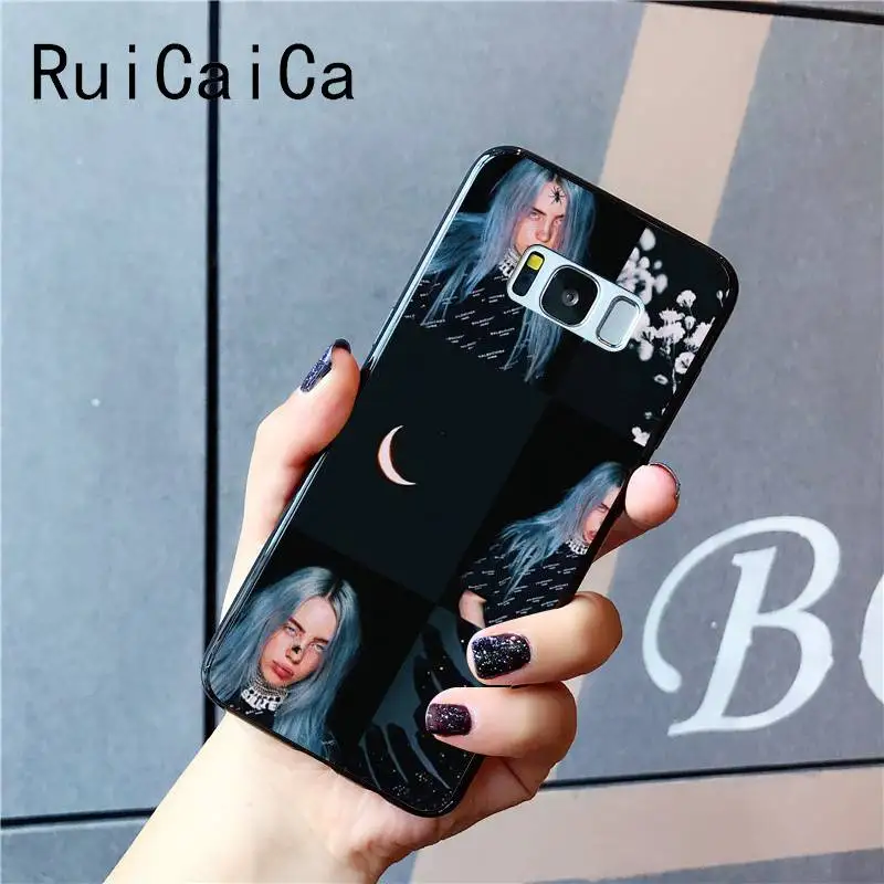 Цветной милый чехол для телефона Ruicaica Billie Eilish Khalid Samsung Galaxy S9 plus S7 edge S6 S10 S8