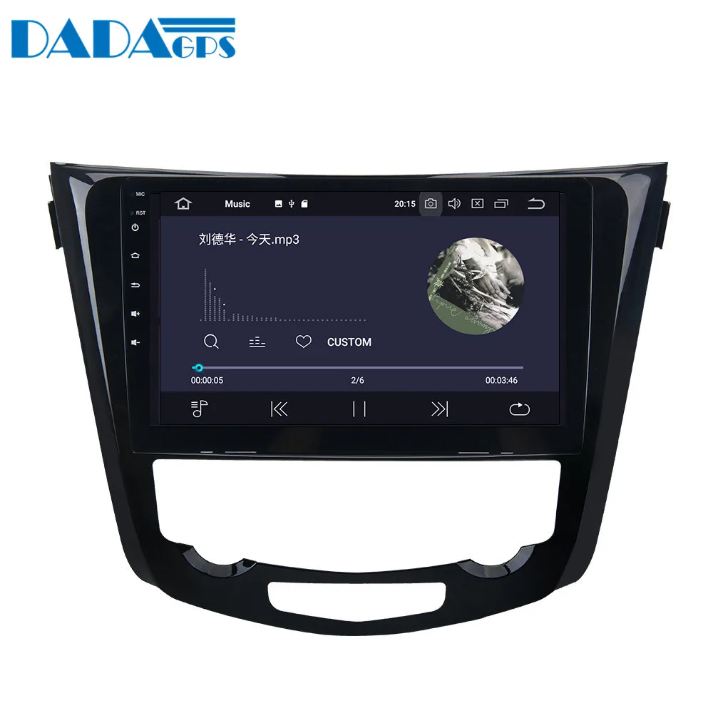 Excellent 10.2"Android 9.0 4+32 GB Car Multimedia Radio player No dvd player For Nissan X-trail/Qashqai 2013-2019 GPS map Navigation px5 8