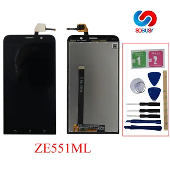 

5.5'' Tested LCD For ASUS Zenfone 2 ZE551ML LCD Display Touch Screen Panel Digitizer Z00AD LCD Tela Replacement parts with frame