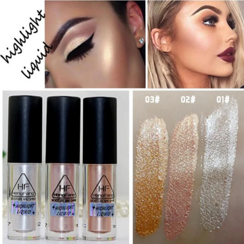 Brand Highlighter Liquid Contour Brightener Shimmer Kit Pigments